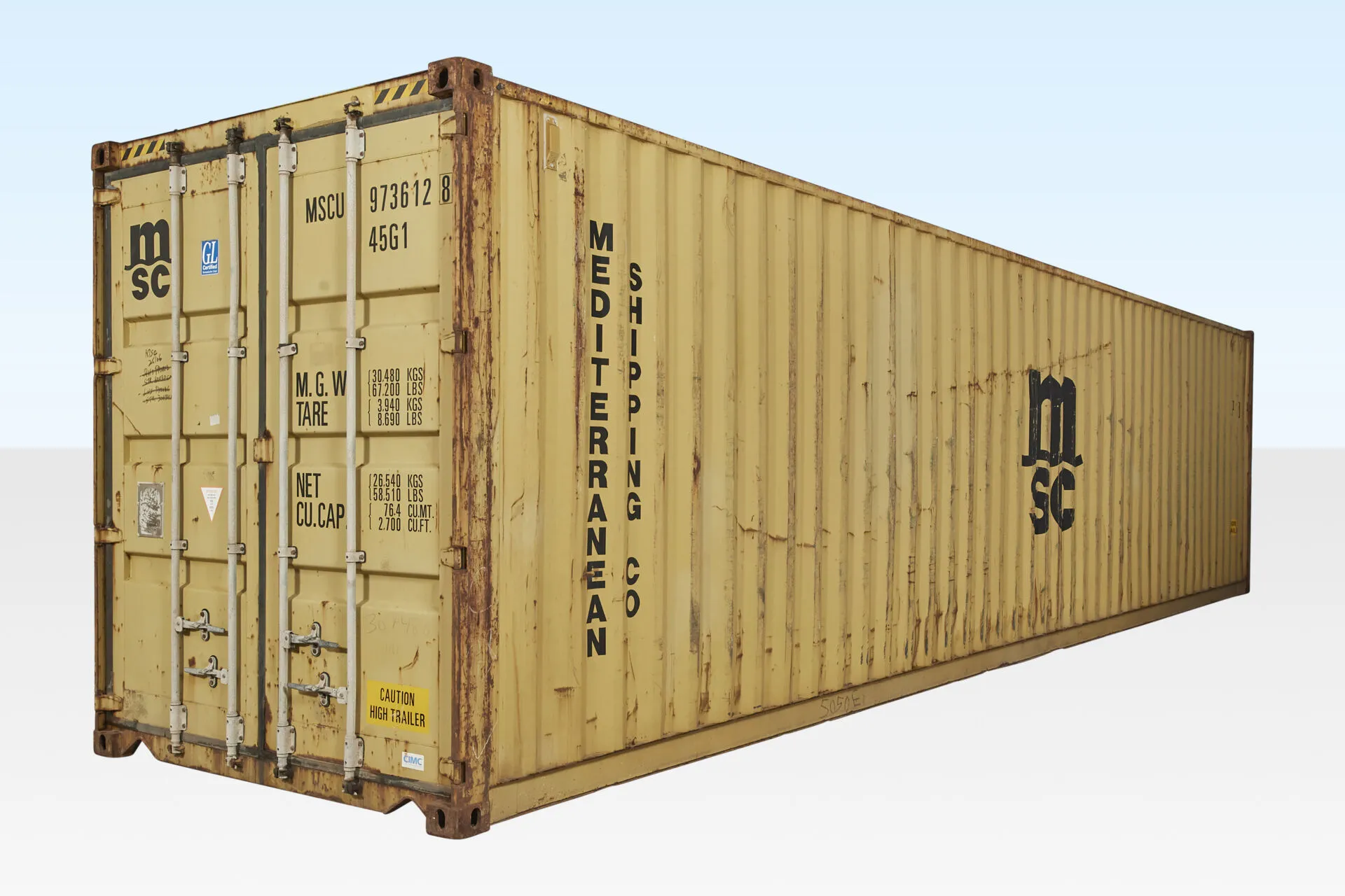 40Ft X 8Ft Used Shipping Container High Cube - Image 6