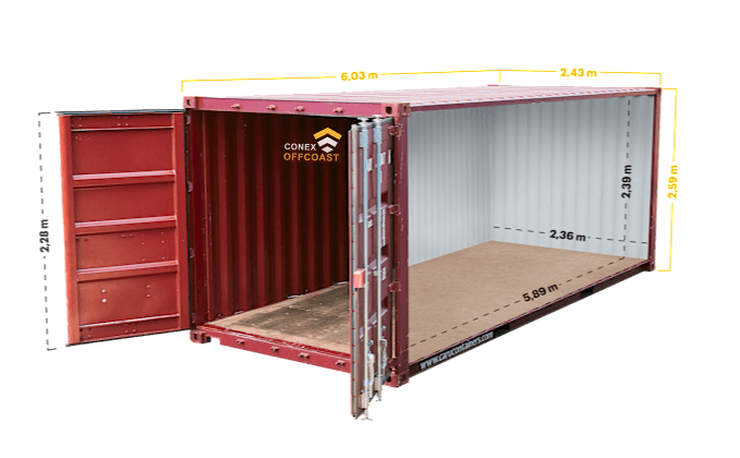 Buy 20ft Standard Three Door Handles Container - Image 4
