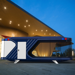 Mobile capsule House Furnished Cabin Homes Villa House 40ft Container Homes Capsule Office Pod